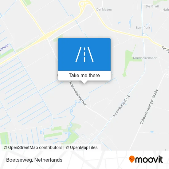 Boetseweg map
