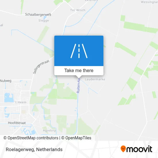 Roelagerweg map