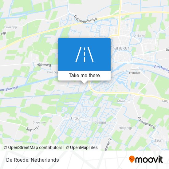 De Roede map