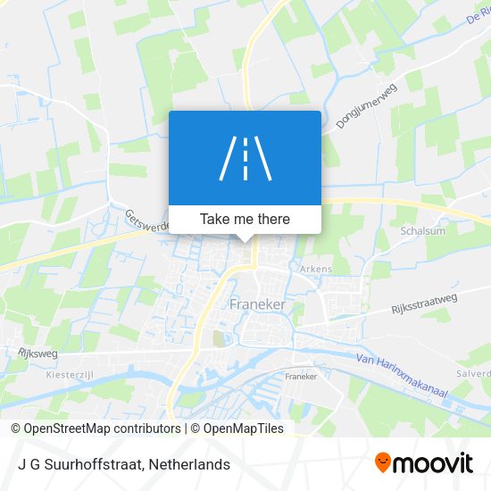 J G Suurhoffstraat map