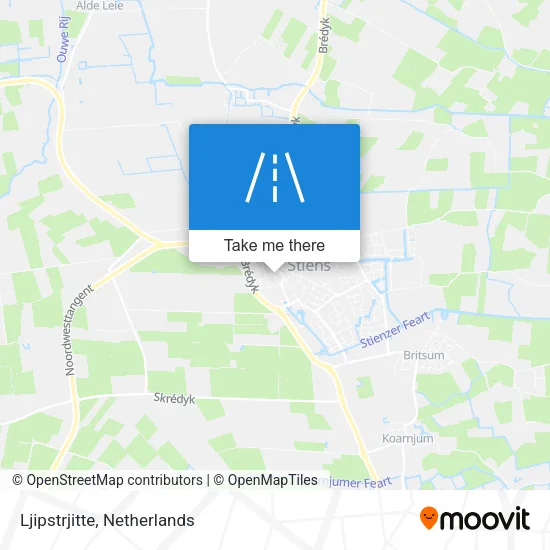 Ljipstrjitte map