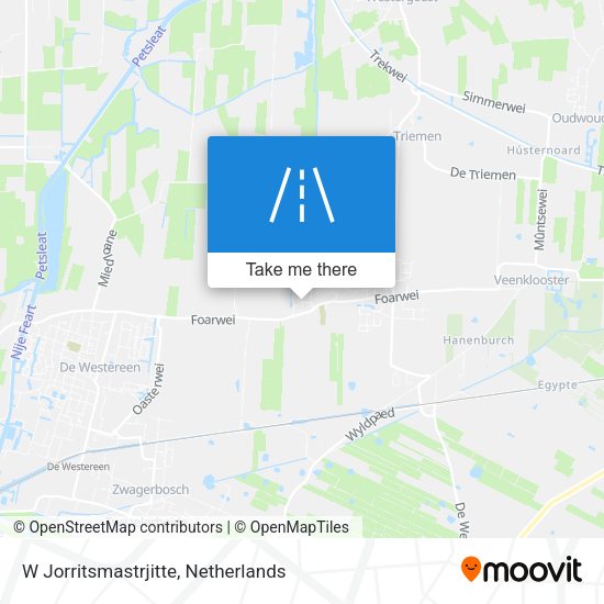 W Jorritsmastrjitte map