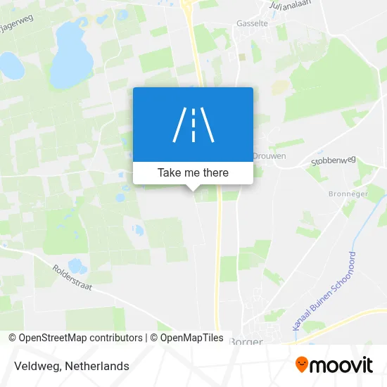 Veldweg map