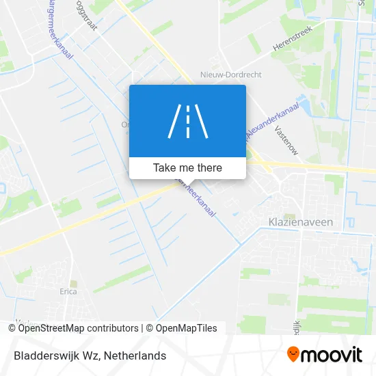 Bladderswijk Wz map