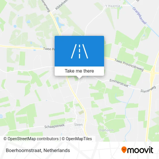Boerhoornstraat map