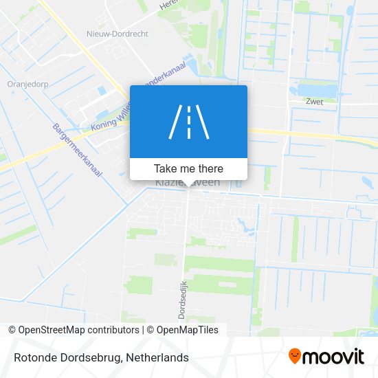 Rotonde Dordsebrug map