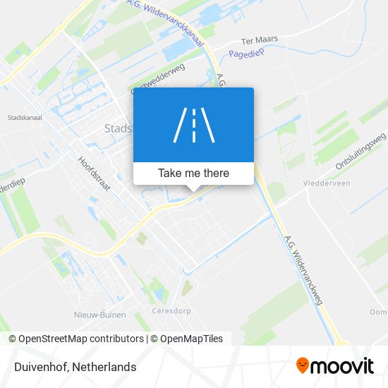 Duivenhof map