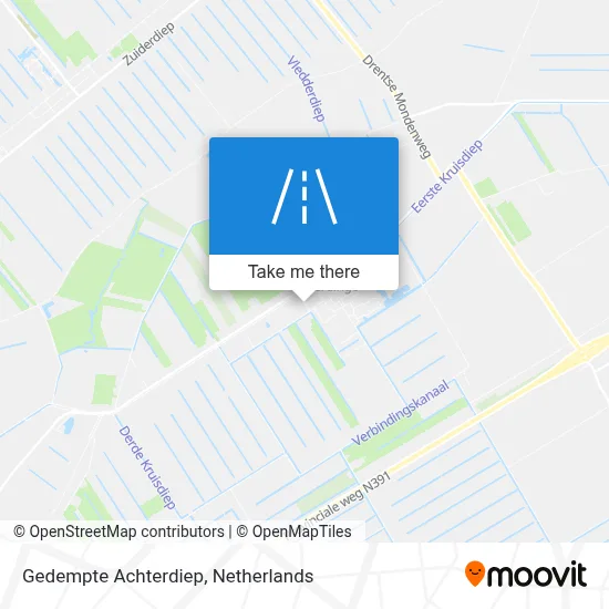 Gedempte Achterdiep map