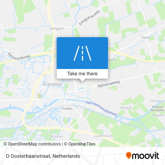 D Oosterbaanstraat map