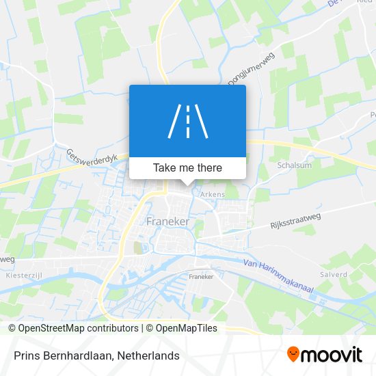 Prins Bernhardlaan map