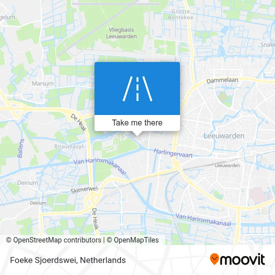 Foeke Sjoerdswei map