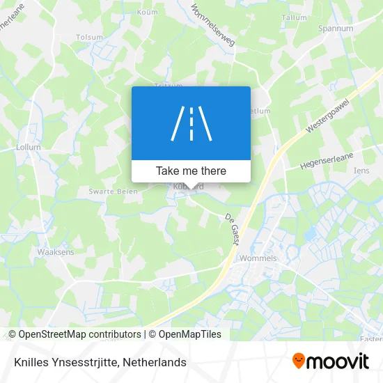 Knilles Ynsesstrjitte map