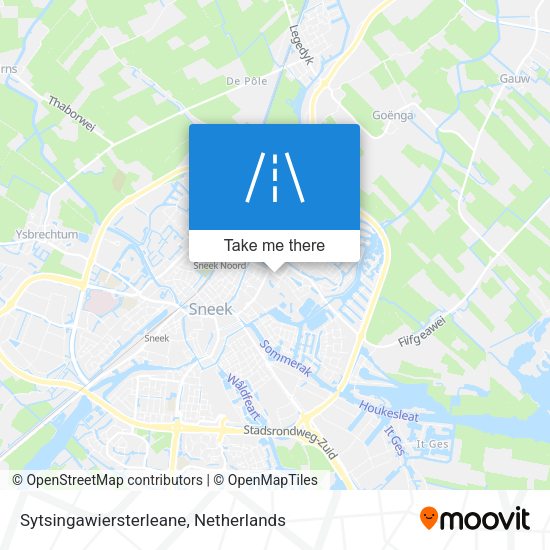 Sytsingawiersterleane map