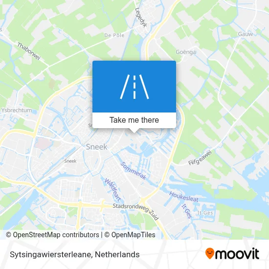 Sytsingawiersterleane map