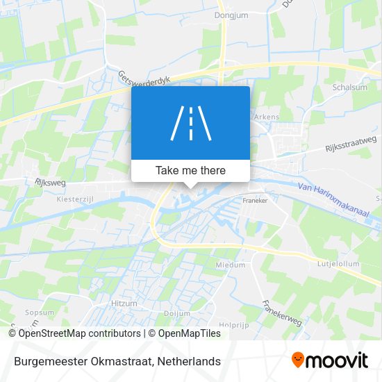 Burgemeester Okmastraat map