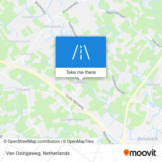 Van Osingaweg map