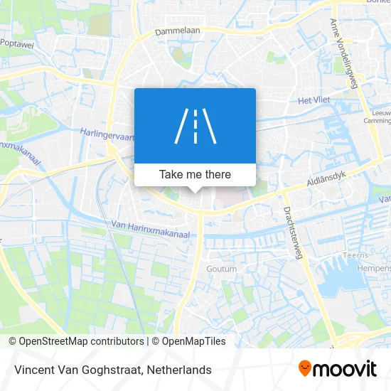 Vincent Van Goghstraat map