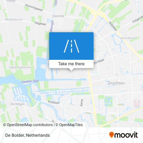 De Bolder map