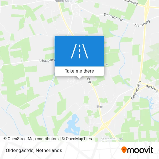 Oldengaerde map