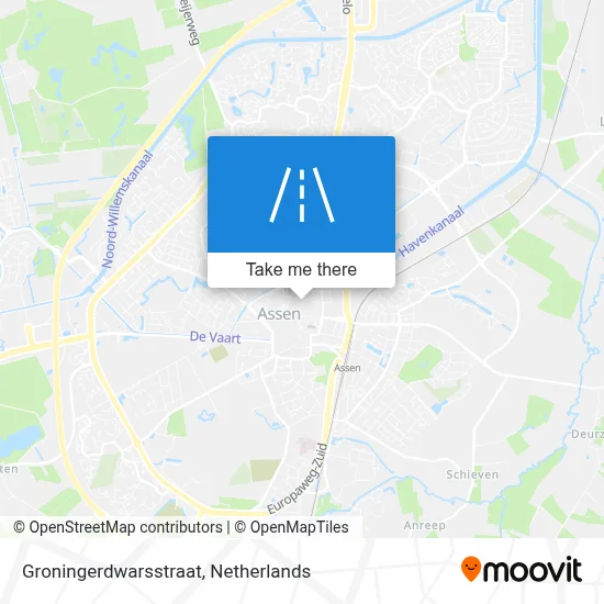 Groningerdwarsstraat map