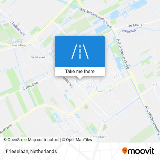 Frieselaan map