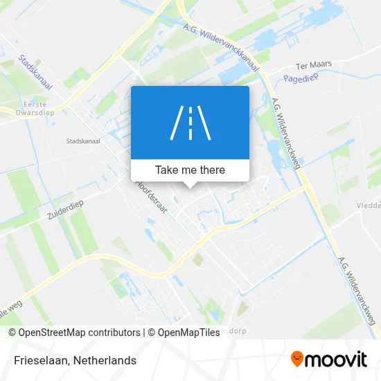 Frieselaan map