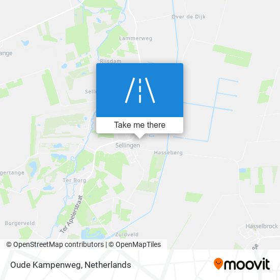 Oude Kampenweg map