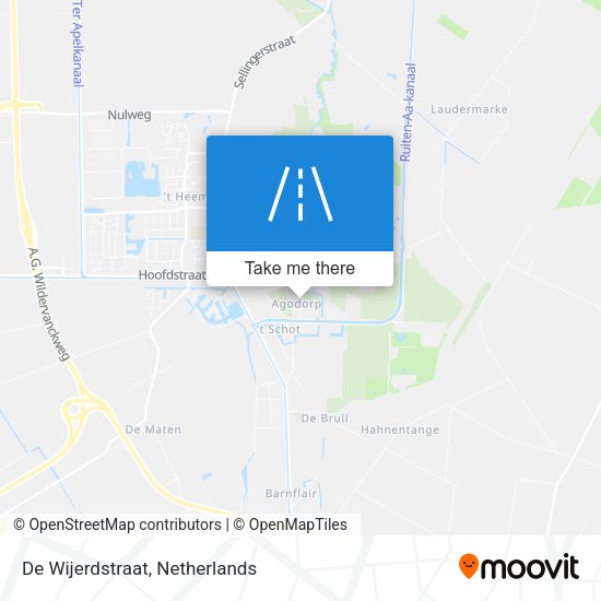 De Wijerdstraat map