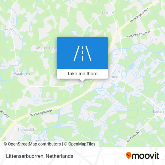 Littenserbuorren map
