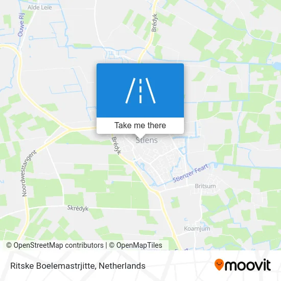 Ritske Boelemastrjitte Karte