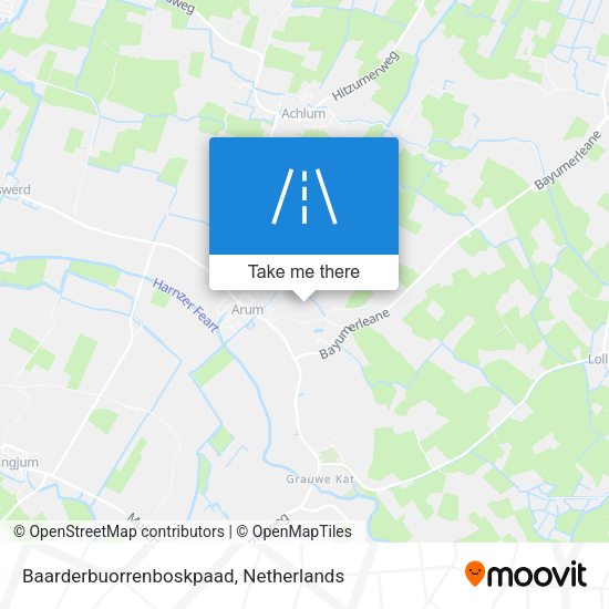 Baarderbuorrenboskpaad map