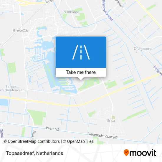 Topaasdreef map
