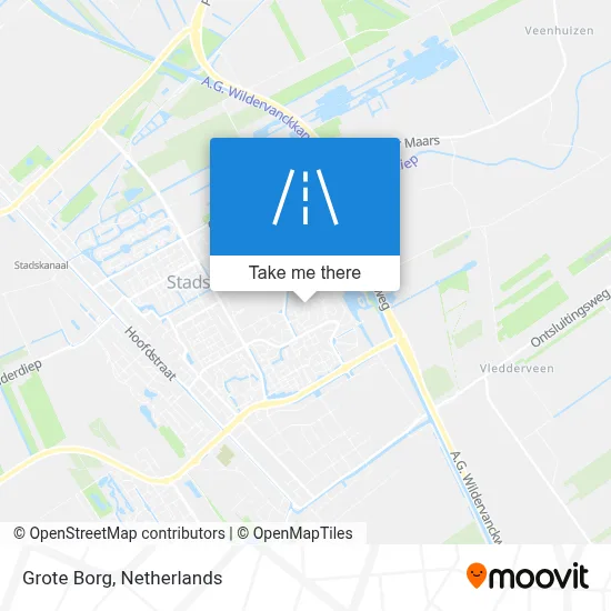 Grote Borg map