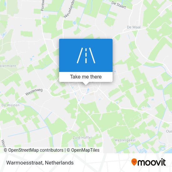 Warmoesstraat map