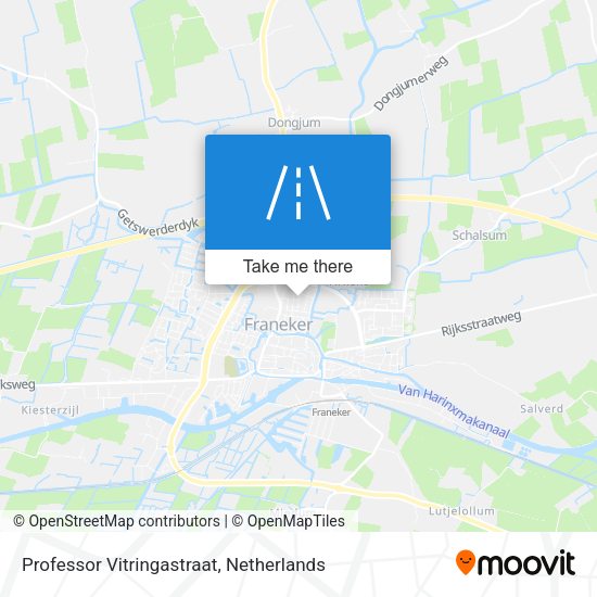 Professor Vitringastraat map