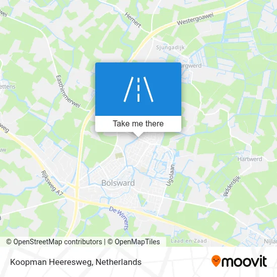 Koopman Heeresweg map