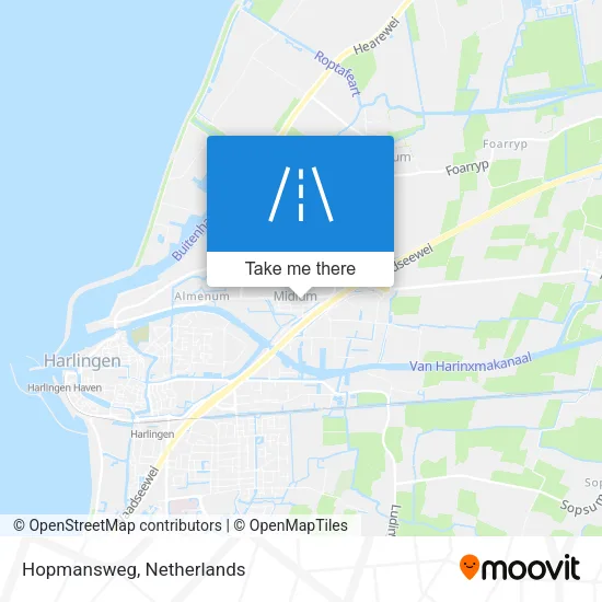 Hopmansweg map