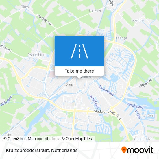 Kruizebroederstraat map