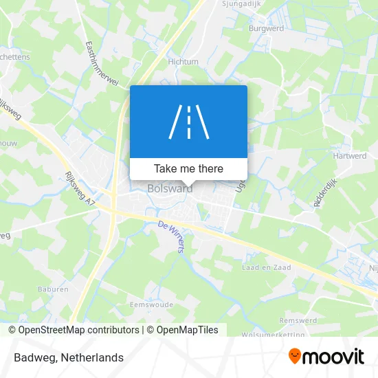 Badweg map