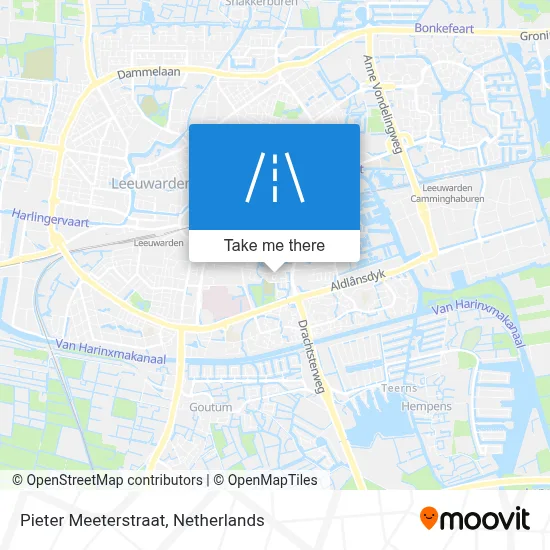 Pieter Meeterstraat map