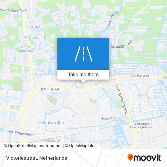 Victoriestraat map