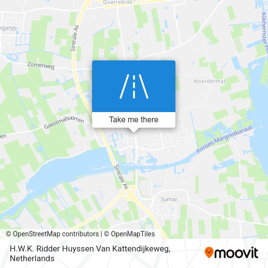 H.W.K. Ridder Huyssen Van Kattendijkeweg map