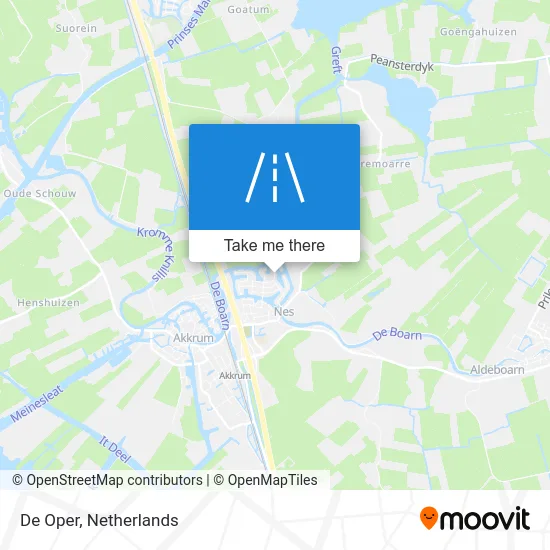 De Oper map