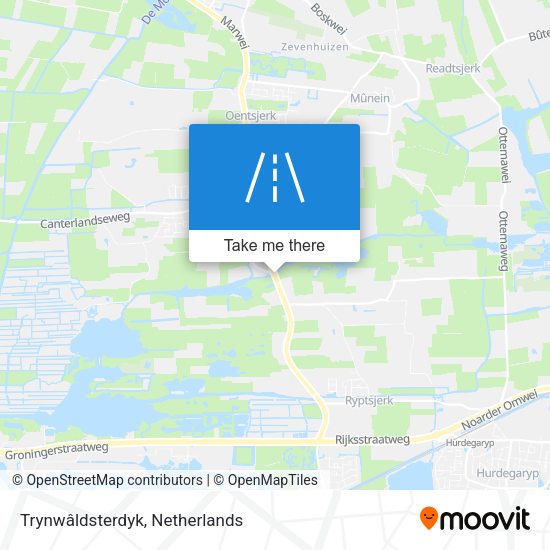 Trynwâldsterdyk map