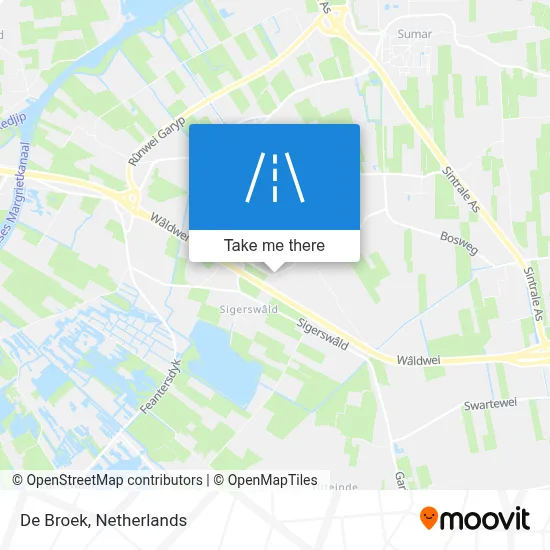 De Broek map