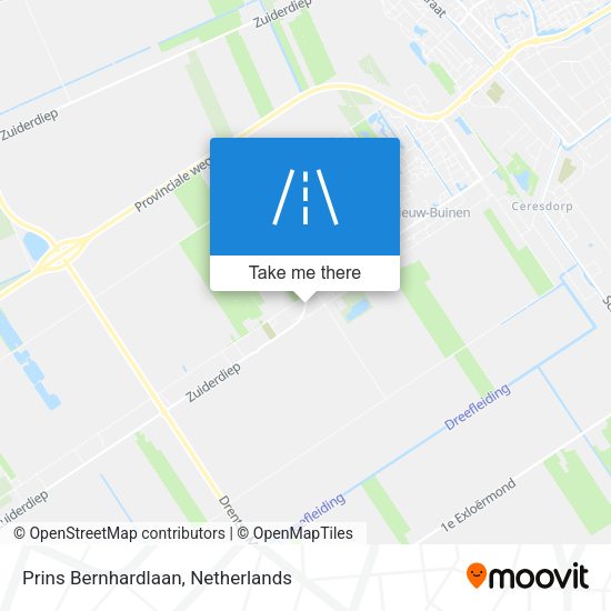 Prins Bernhardlaan map
