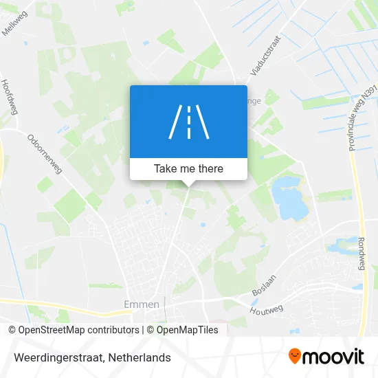 Weerdingerstraat map