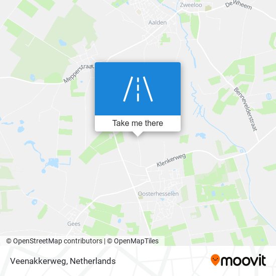 Veenakkerweg map