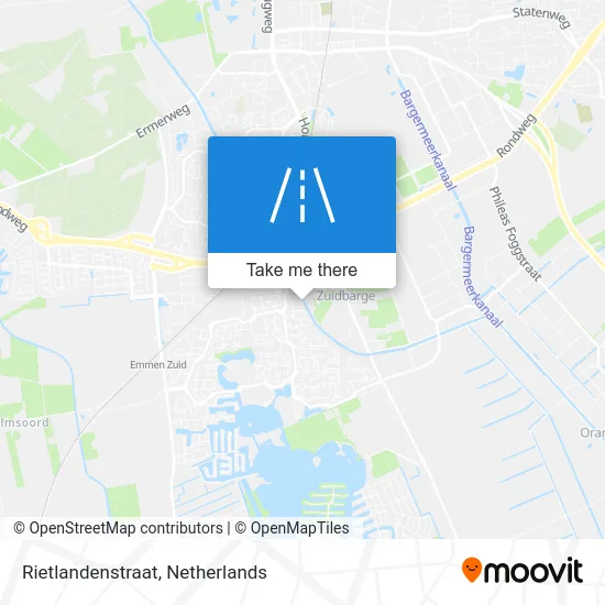 Rietlandenstraat map