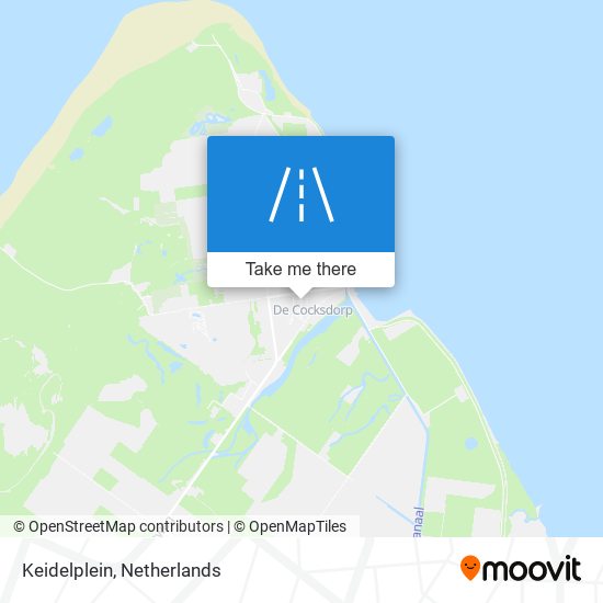 Keidelplein map